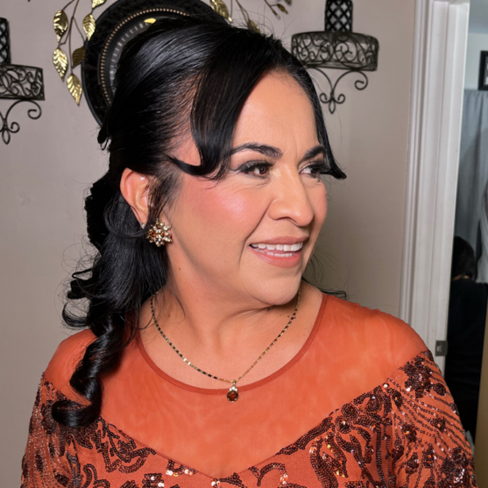 UPDO EARLY AM at Real Glam in Vista, CA