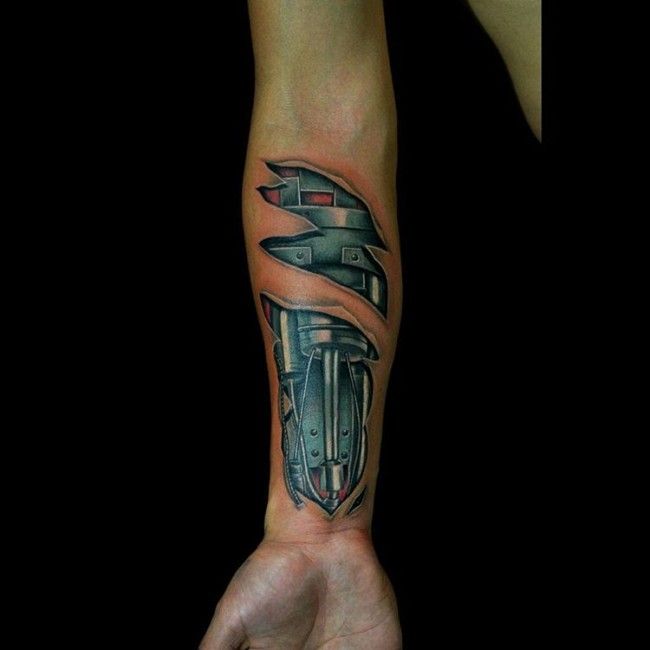 Biomechanical Tattoo Art