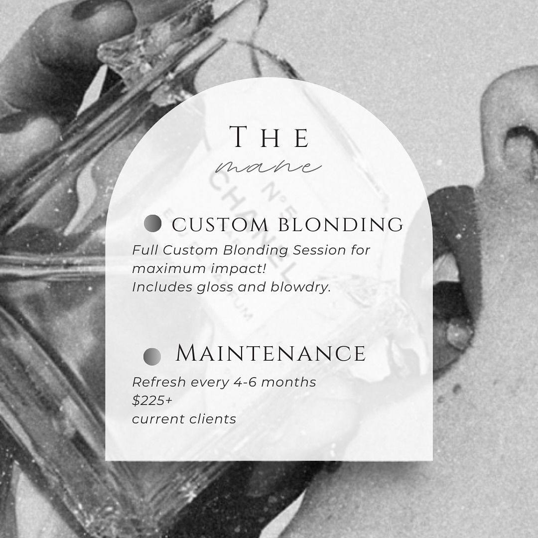 The Mane (Full Custom Blonding)