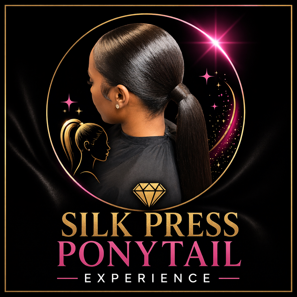 The Silk Press Ponytail Experience at Boss Savage Beauty in Muskegon Hts, MI