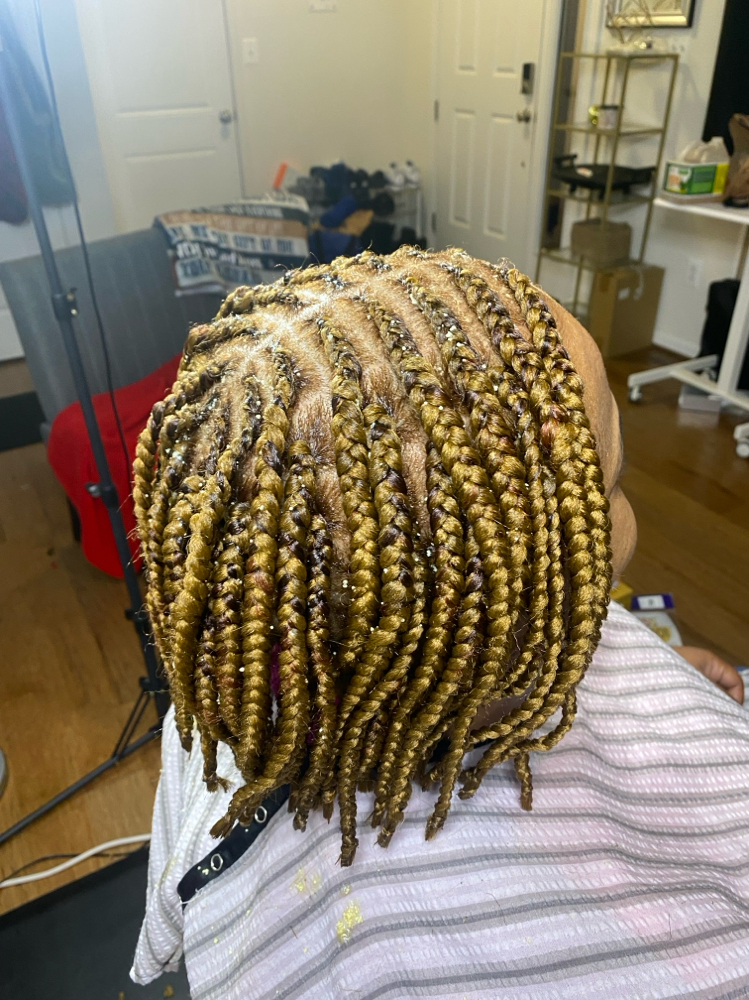 Box Braids (Medium) at U’Neek HairStoree, Hair Artistry Salon in Stafford, VA