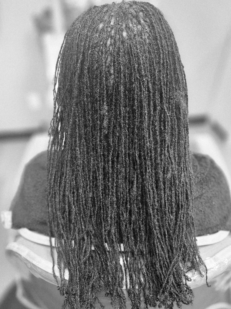 Sister loc loc 4-6 Week Retie at Loc'd N Livity in Rock Hill, SC