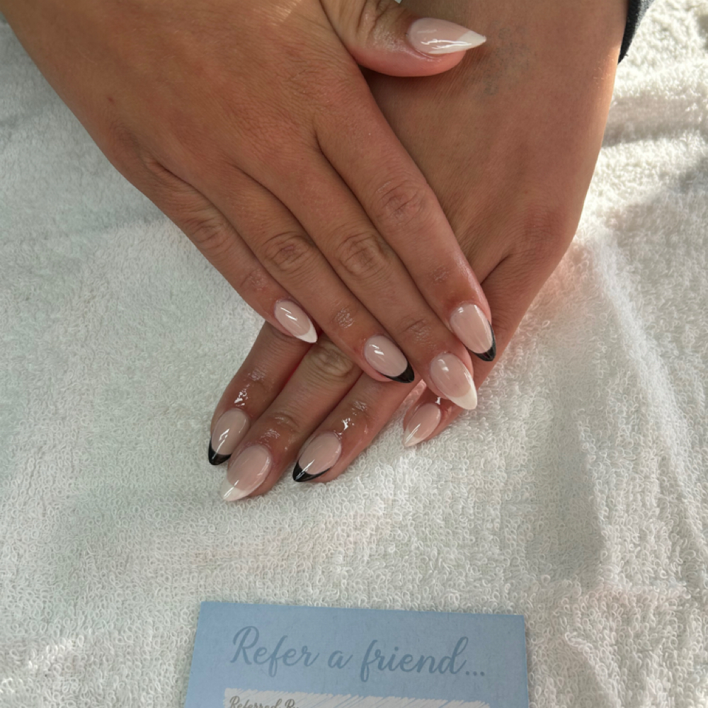 French Tip Add-On at THE LOOK “Hair,Lashes,Brows” in Chesterfield, MI