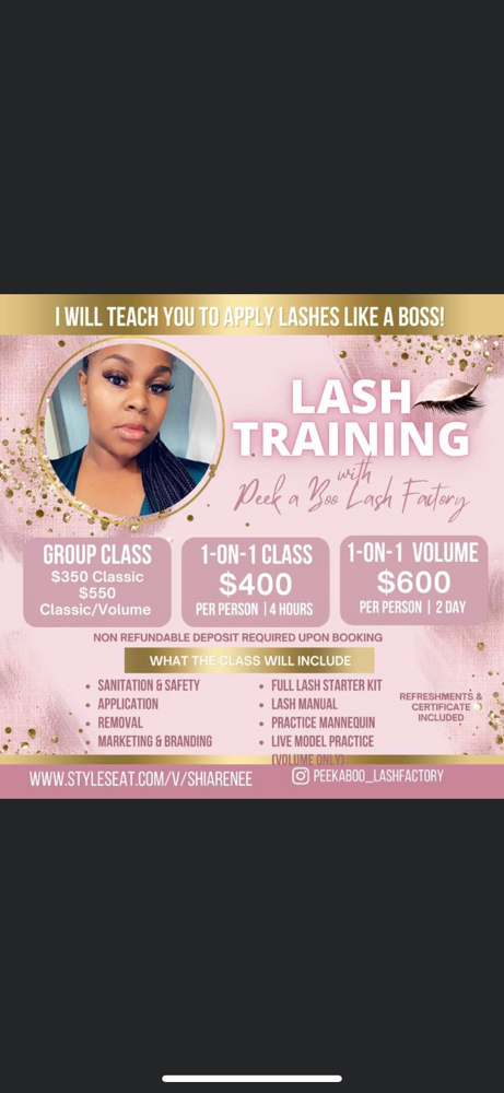 Classic Lash Extension Course at iWax Peoria-Peoria, IL Waxing and Spa in Peoria, IL