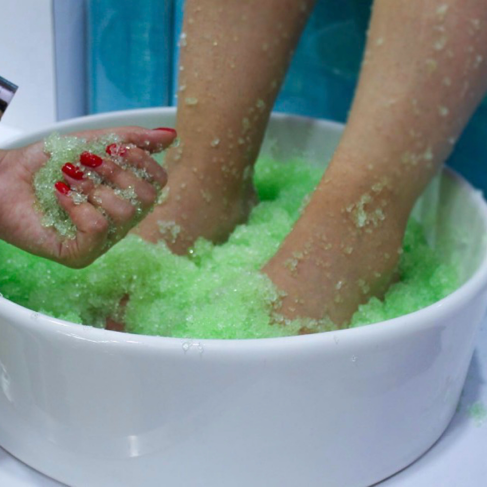 Jelly Pedicure at The Sauce 2 Nail spa in Houston, TX