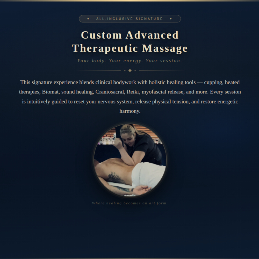 Custom Advanced Therapeutic Massage at Advanced Therapeutic Healing in Fort Myers, FL