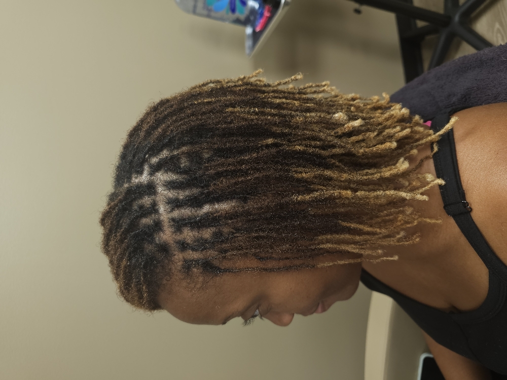 Micro loc 4-6 Week Retie at Loc'd N Livity in Rock Hill, SC
