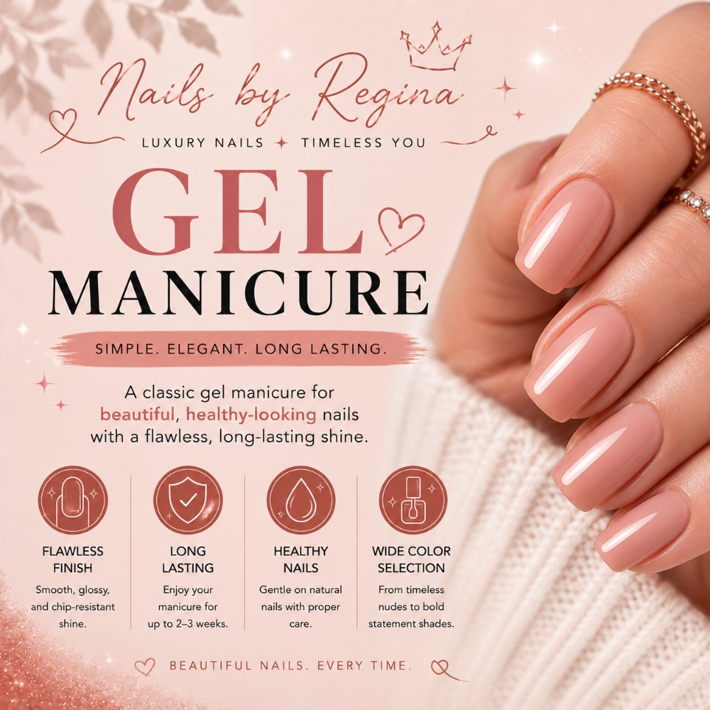 Gel Manicure at Regina's Hair & Nail Studio in Corning, CA