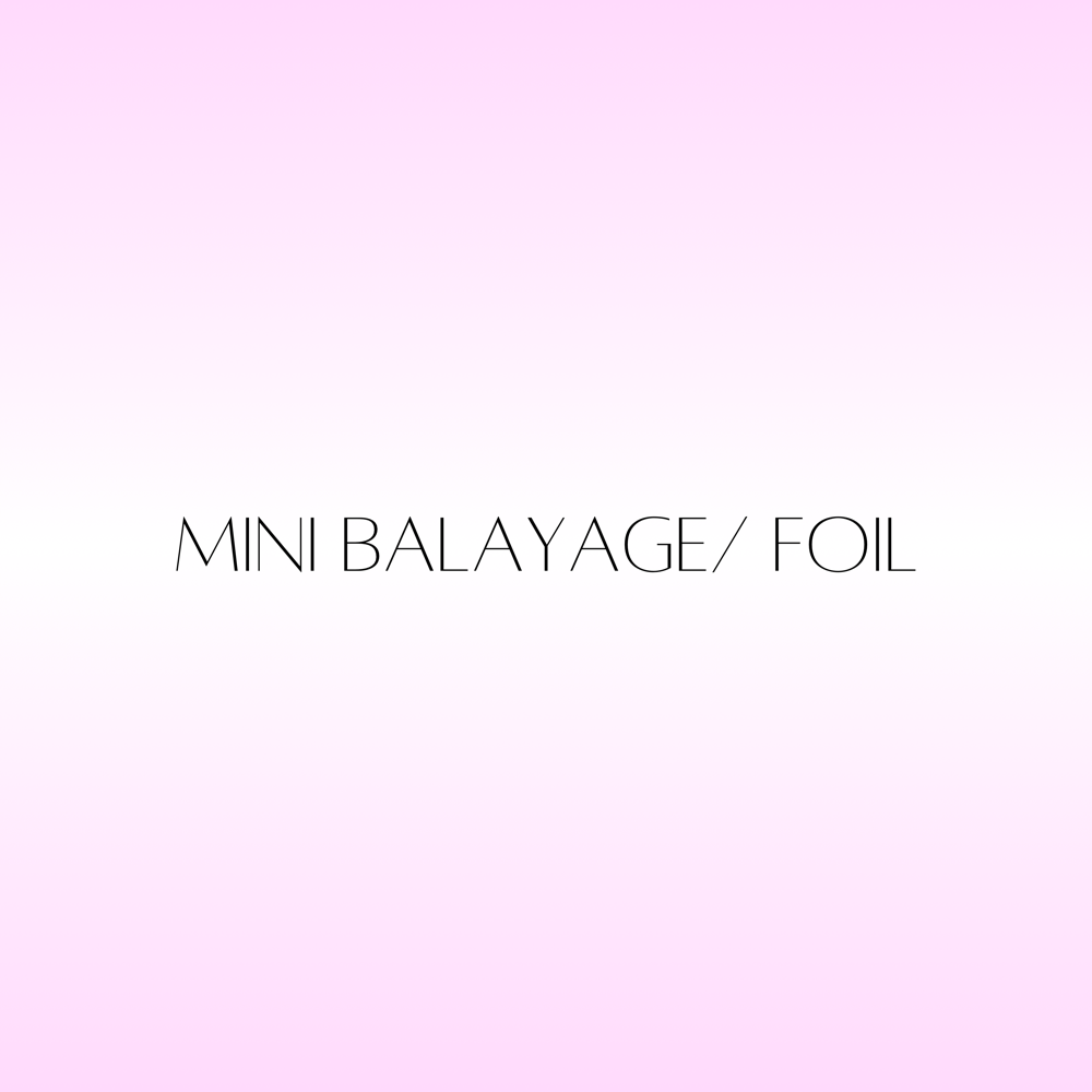 Mini Balayage/ Foil