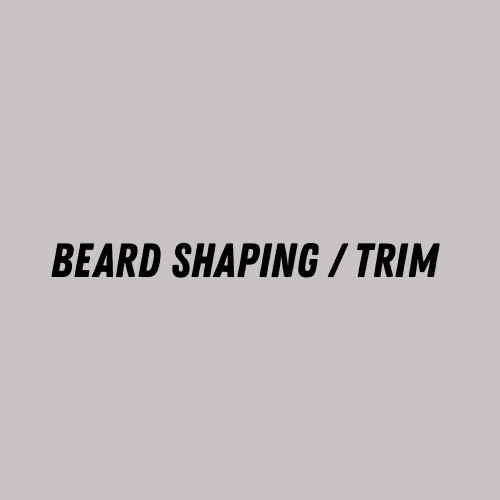 Beard Shape / Trim