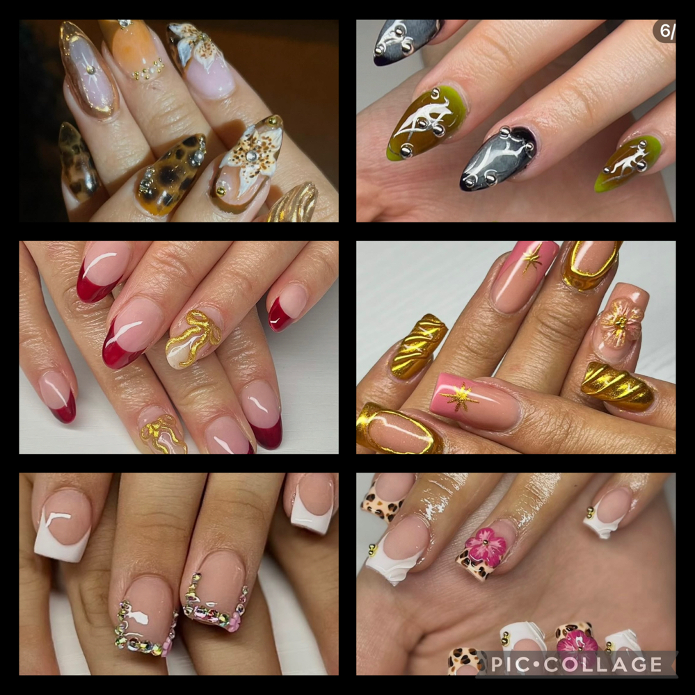 3D Nail Art at Gloss Boss Nails in Nampa, ID