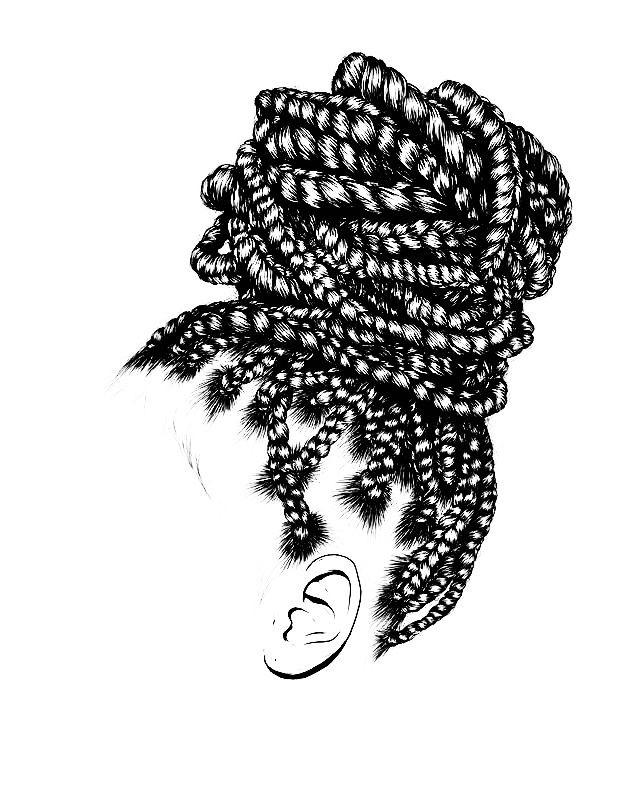 Box Braids or Bohemian (Medium)