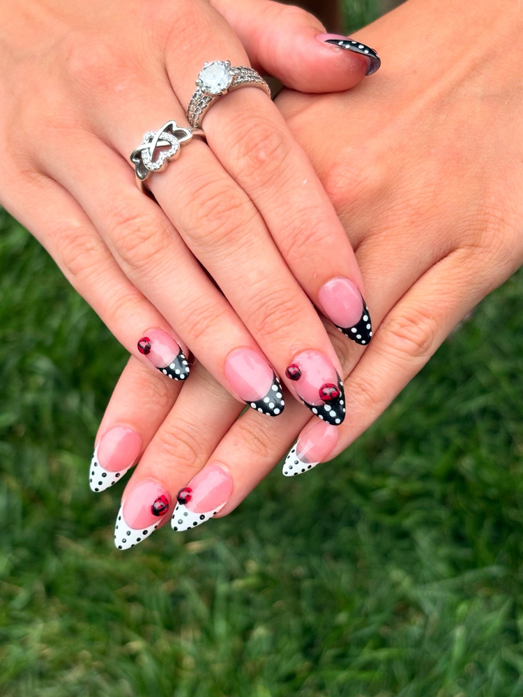 Simple 3d Nail Art at Dolled Up Nails by Harley in saint.joseph, MO