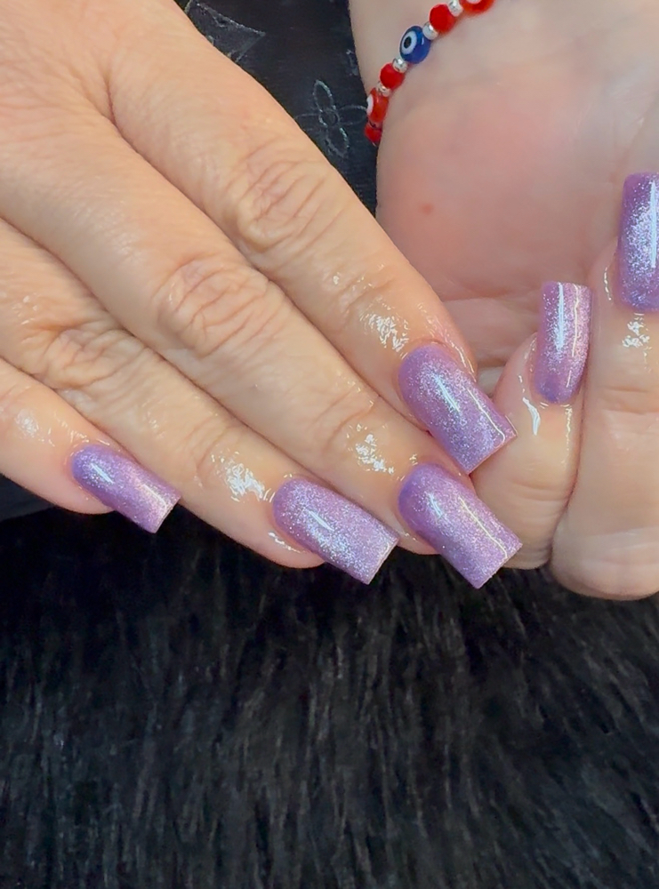 Medium length soild color only