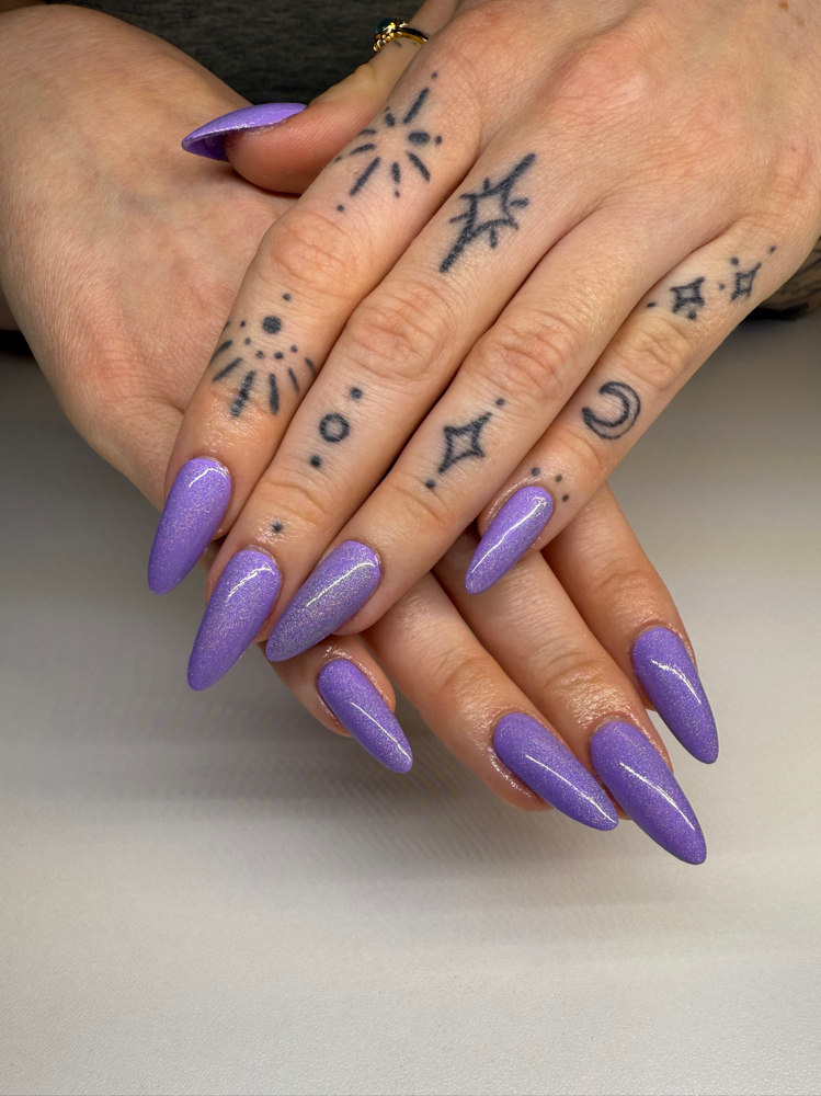 Gelx removal & full set solid color