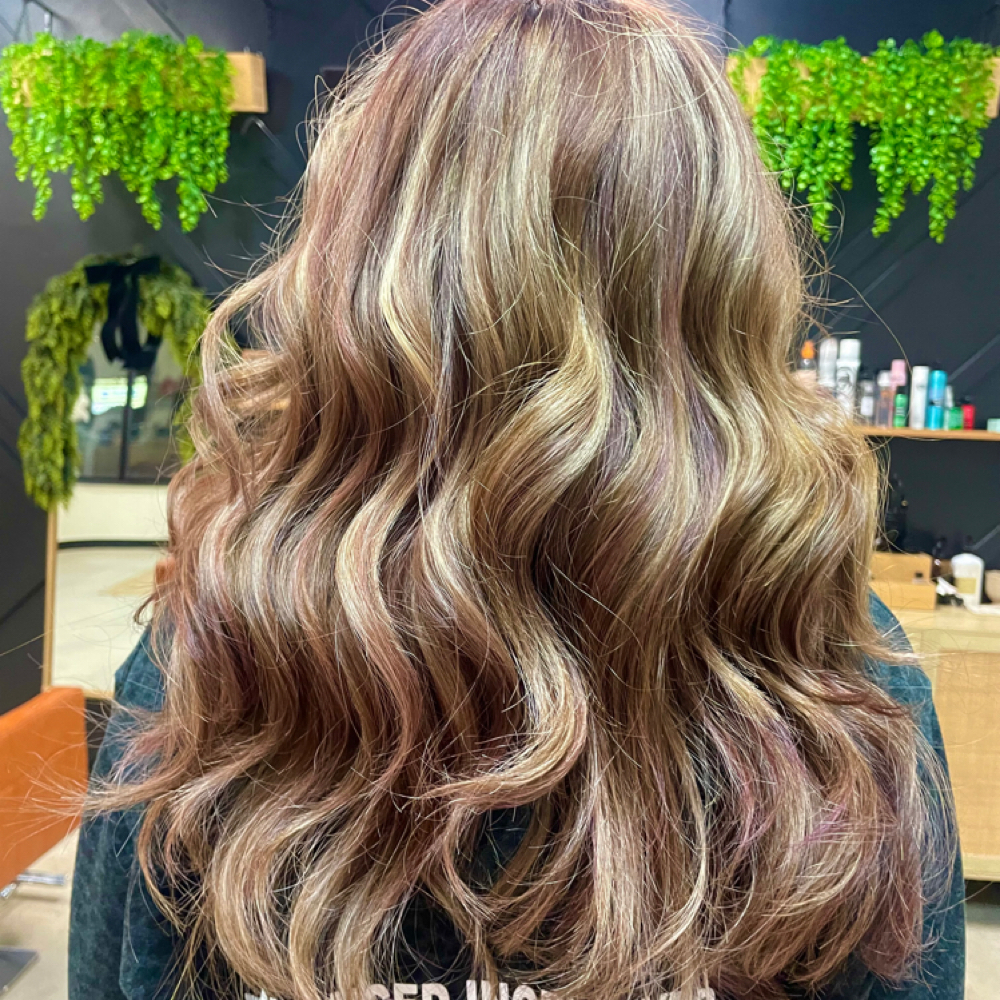 Full Highlight with Root Touchup at Lauren Melchior Hair in Lambertville, MI