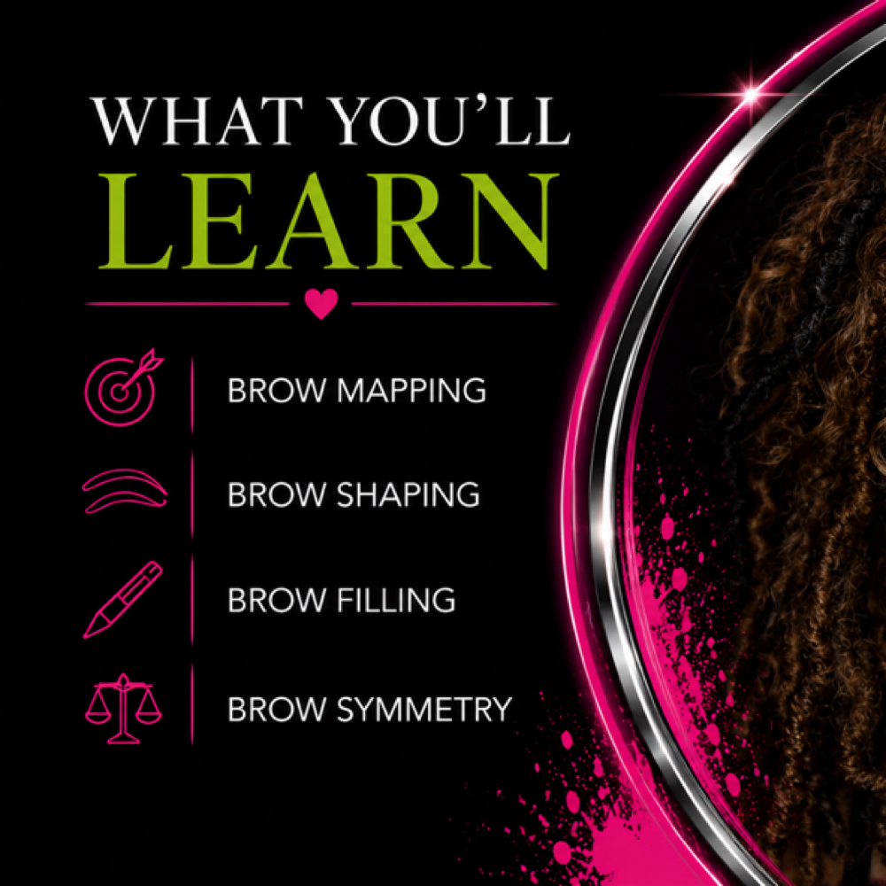 Brow 1 on 1 Tutorial 📓 at The PaintShop Co. in Baltimore, MD