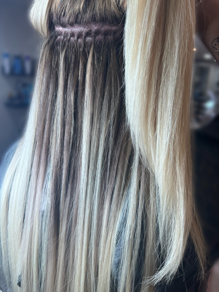 Fusion Hair Extention Method