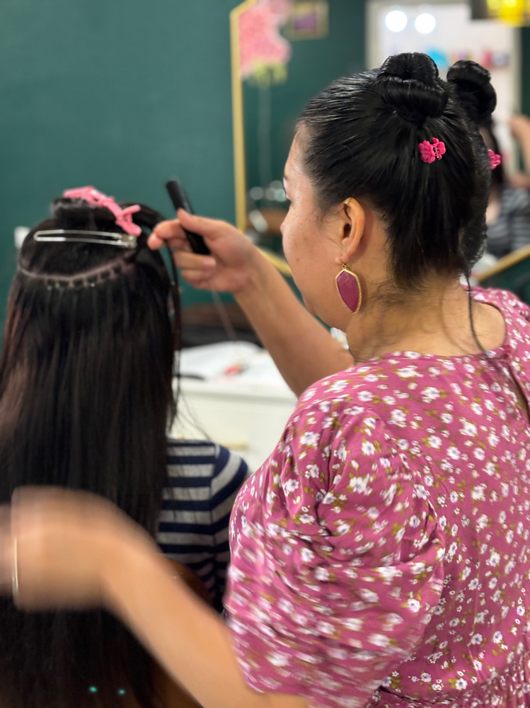 Hair Extension Installation