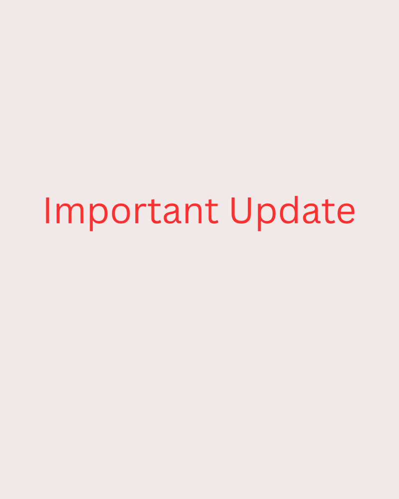 **IMPORTANT UPDATE TO CLIENTS