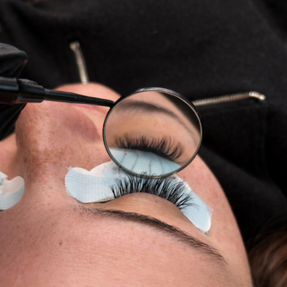 Volume / Hybrid set Fill at Locked In Lashes in Greenfield, IN