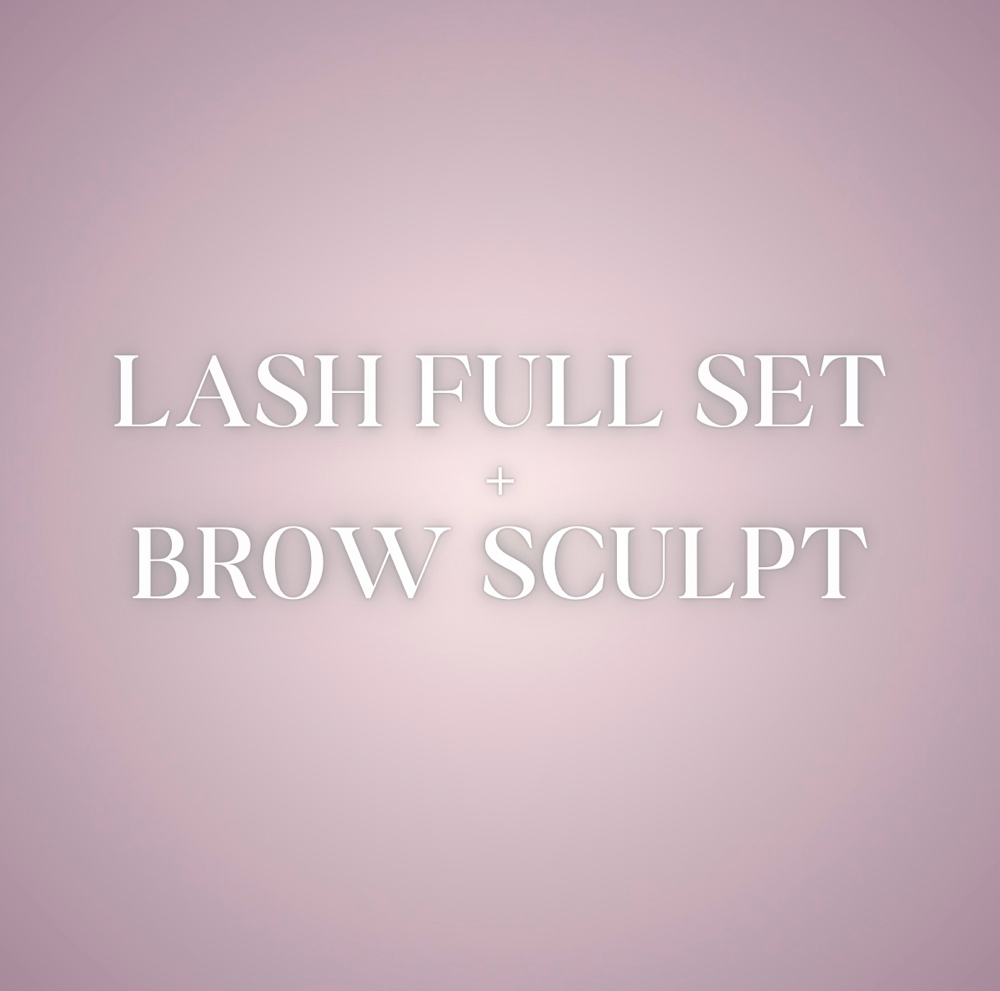 Lash Full Set + Brow Sculpt