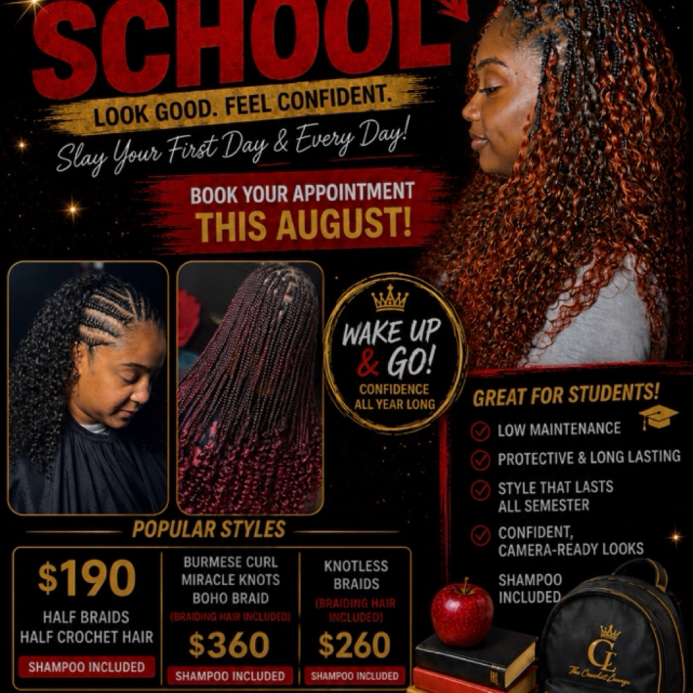 Back To school at The Crochet Lounge in Charlotte, NC