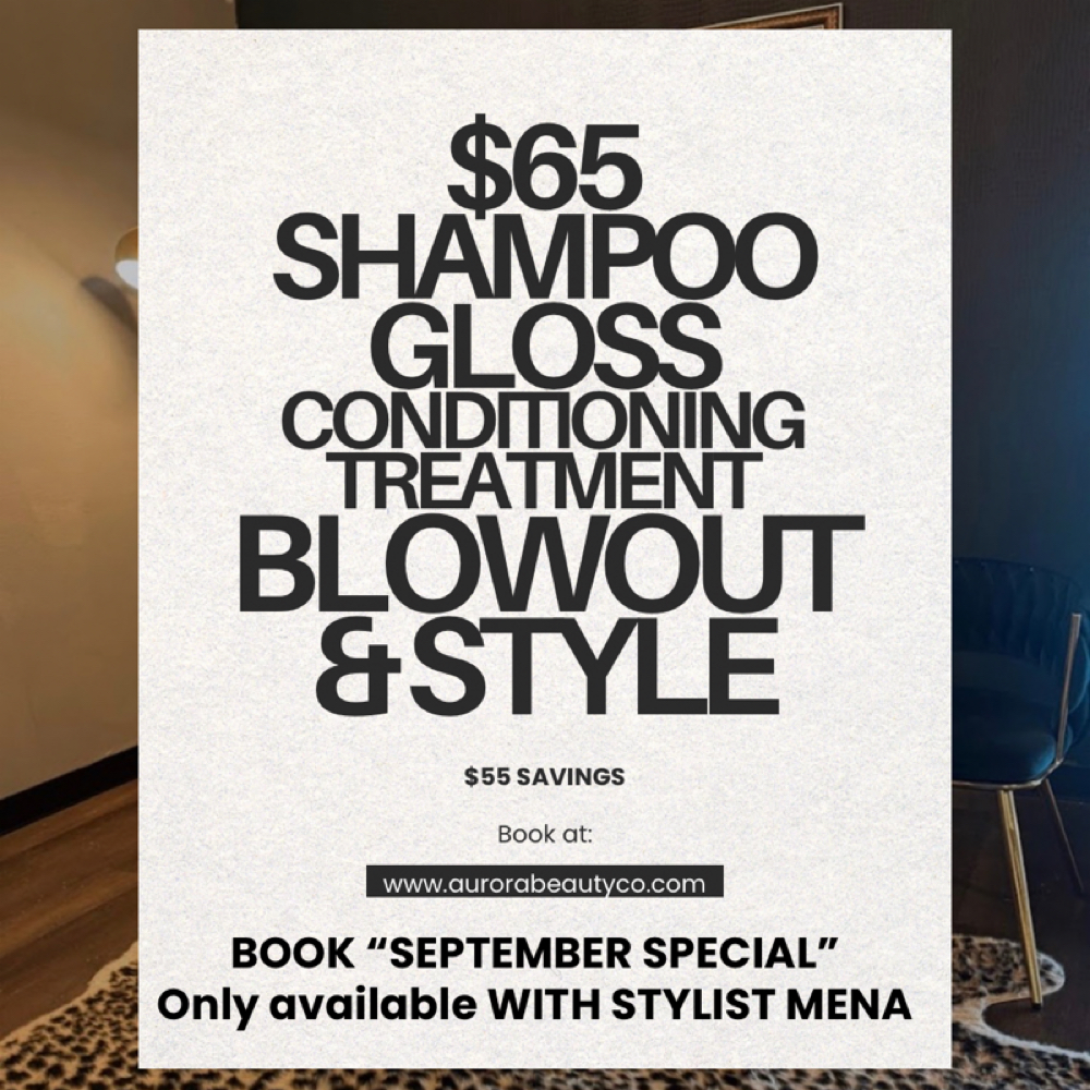 SEPTEMBER SPECIAL at Aurora Beauty Co. in Warrenton, MO