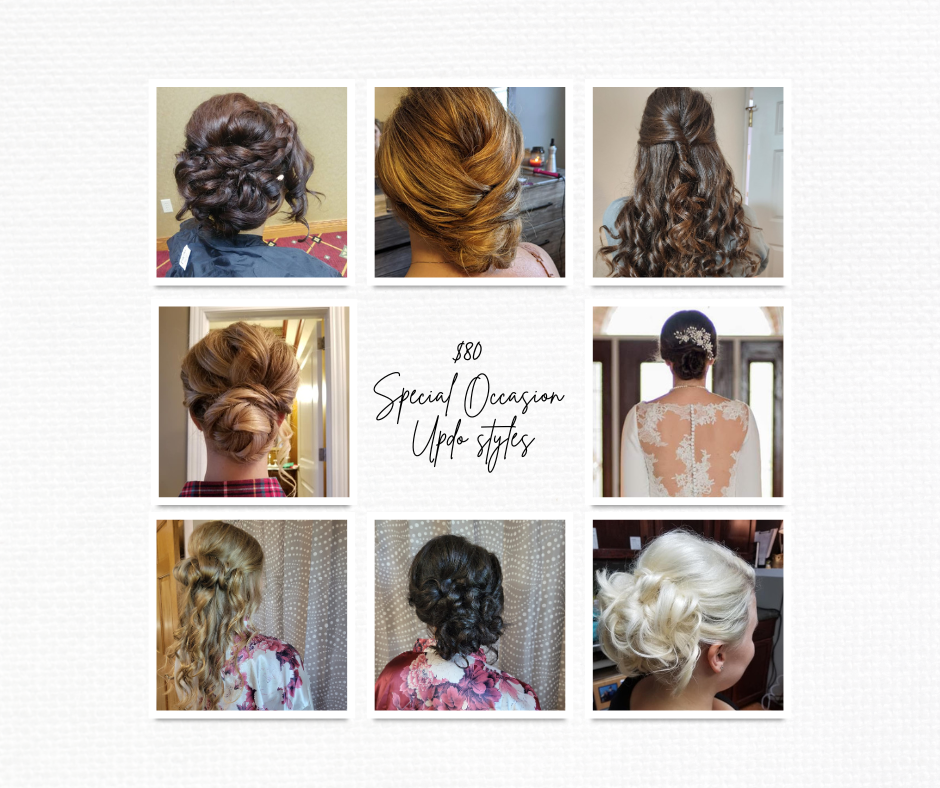 Bridal Party Updo Style