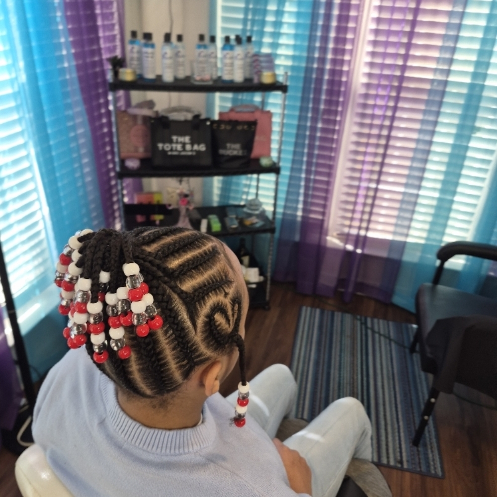 Kids Braids Natural Hair 4-11yrs at Growth & Beauty by Precious LLC in Greenville, SC