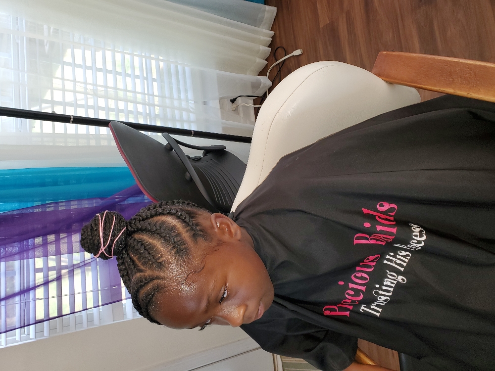 Kids Braids Natural Hair  4-10yrs