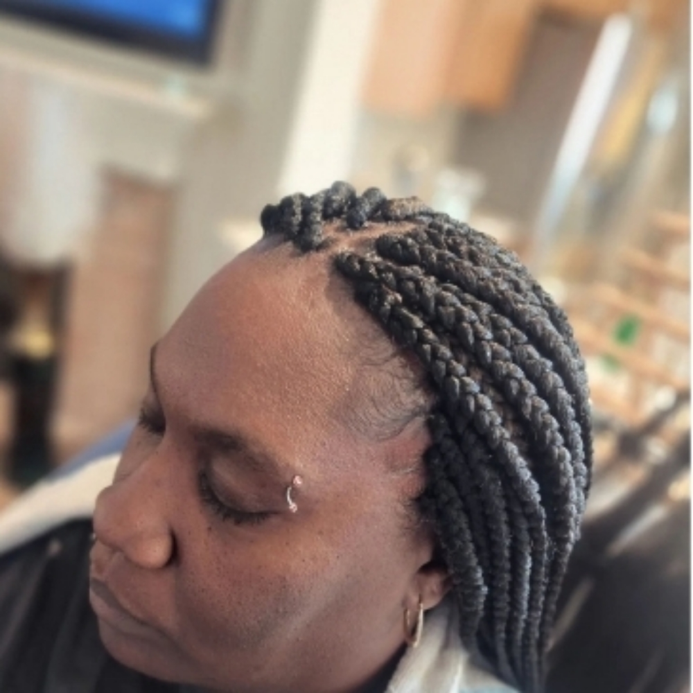 Medium Box Braids at Braids By Kionna in Plano, TX