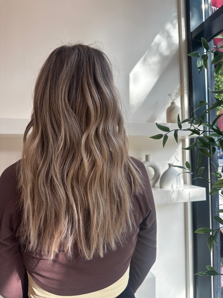 Toner/gloss add on at bohemian strands in Glen Cove, NY