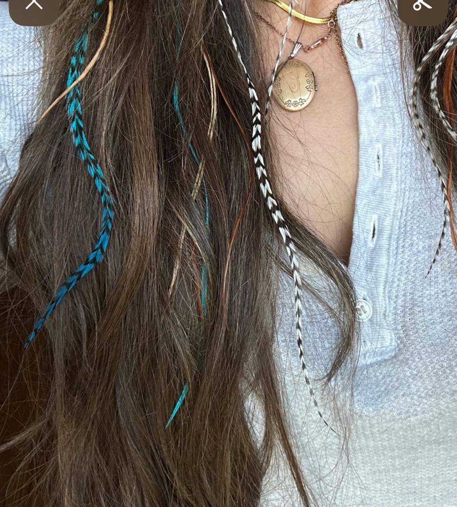 Hair Feathers at After Hours with Ashleigh Modlin in Waynesville, NC