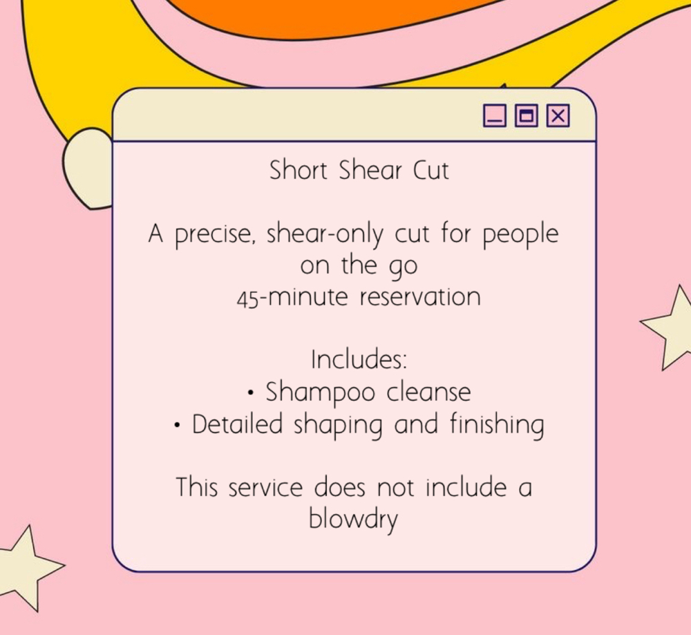 Short Shear Cut
