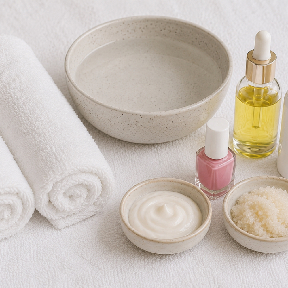 Lux Basic Mani at Corrin Rose Restorative in Pickerington, OH