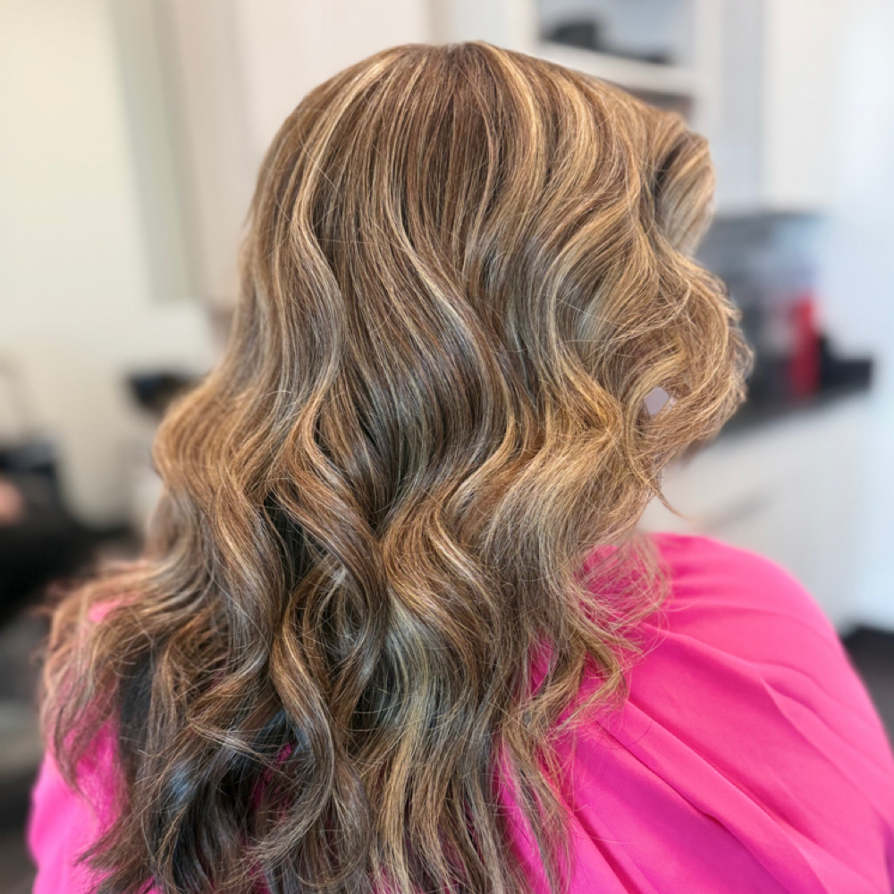 Partial Highlights & Roots at Bri Luxury Salon in Katy, TX