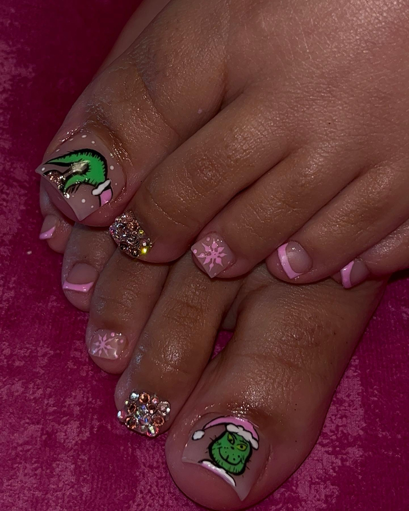 Gel Polish Toes