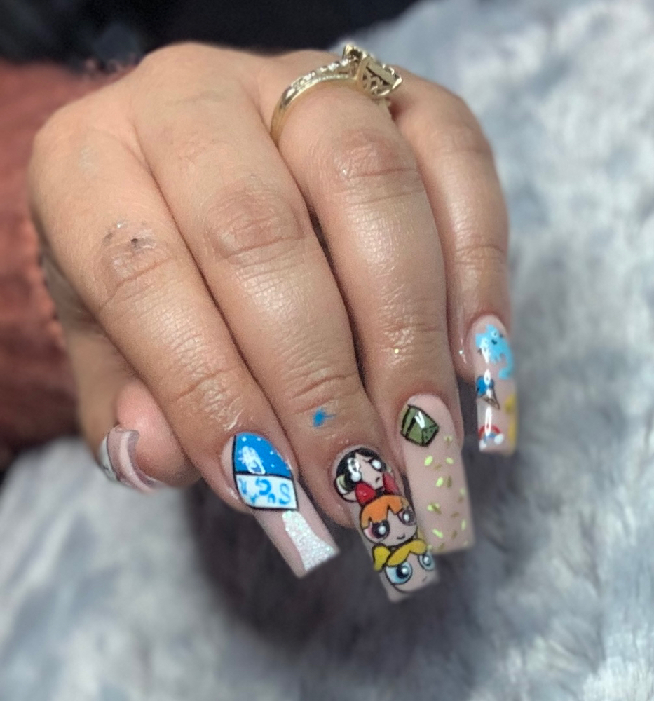 Character Nail Art per Nail