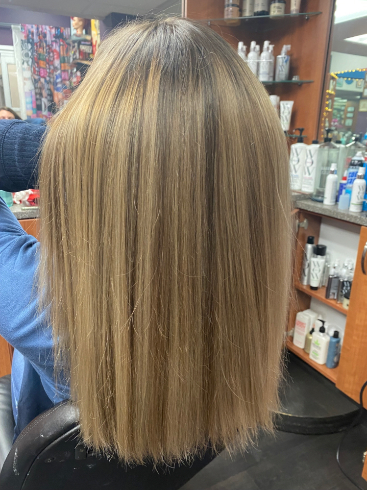 Partial Foil/ Balayage