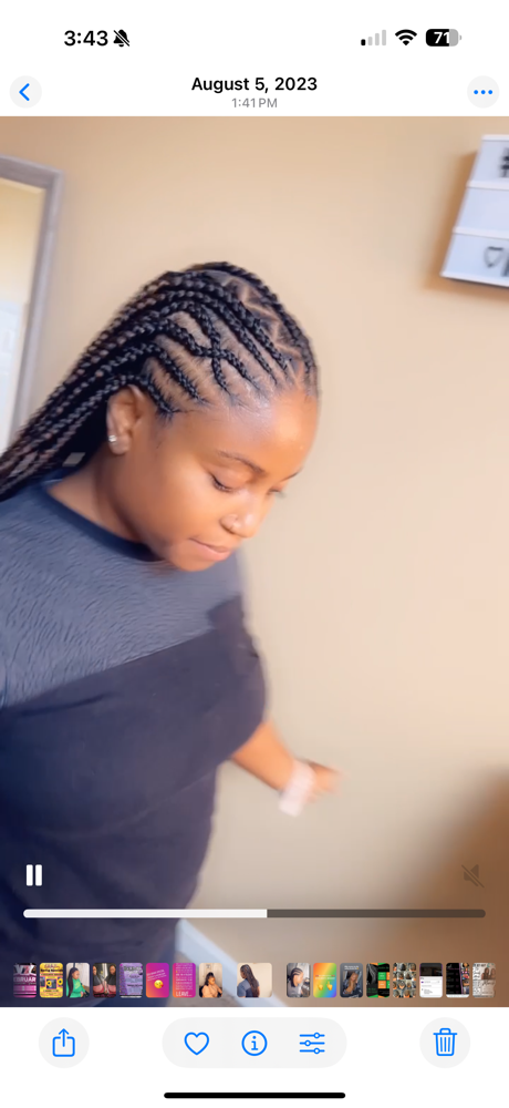 Fulani Braids at XoXo Kaleaha Braids in MCDONOUGH, GA