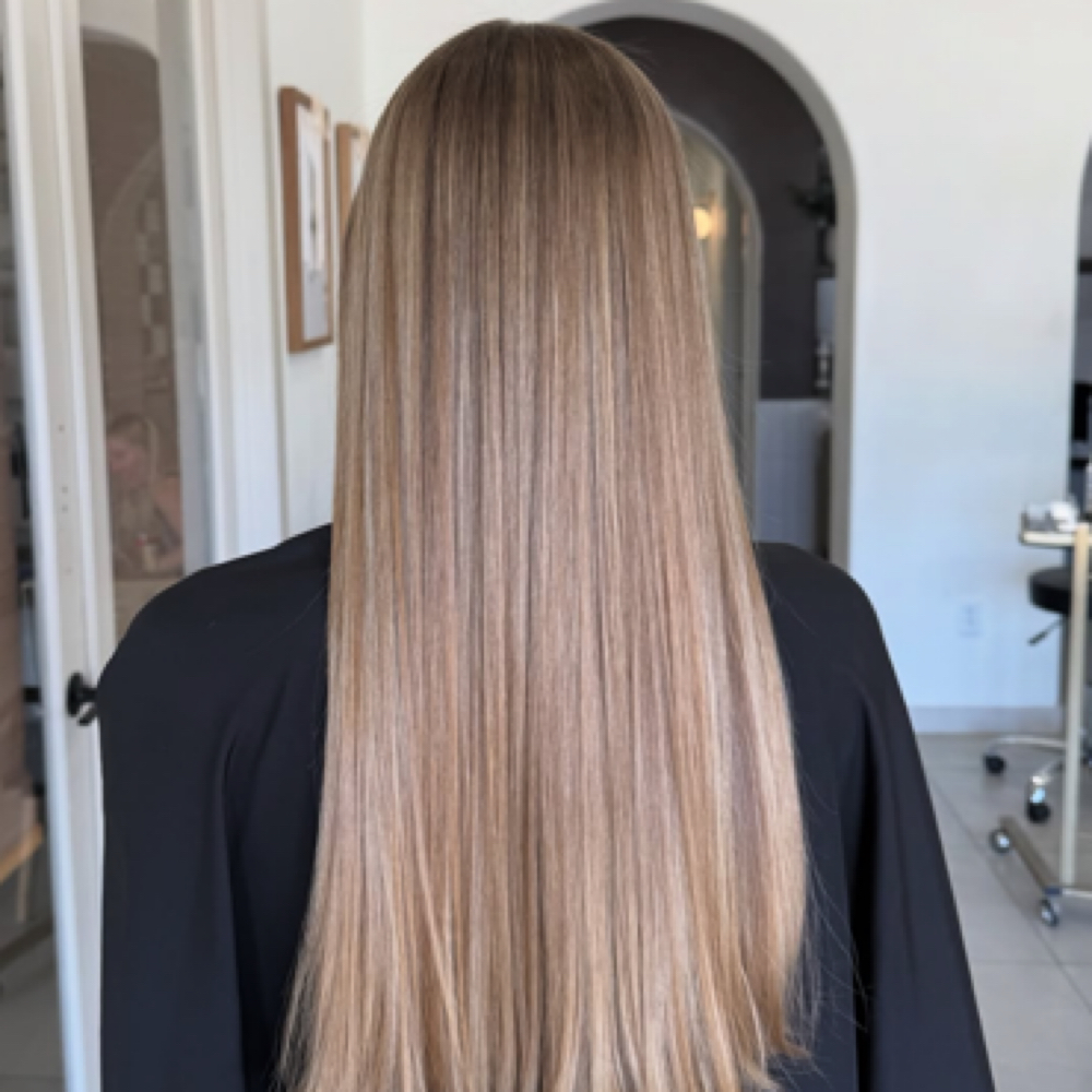 Lived-in Balayage at Hairbykenzyc in Longview, TX