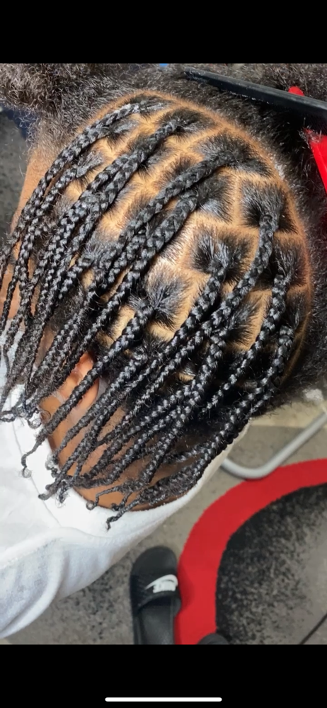 Men Natural Single braids