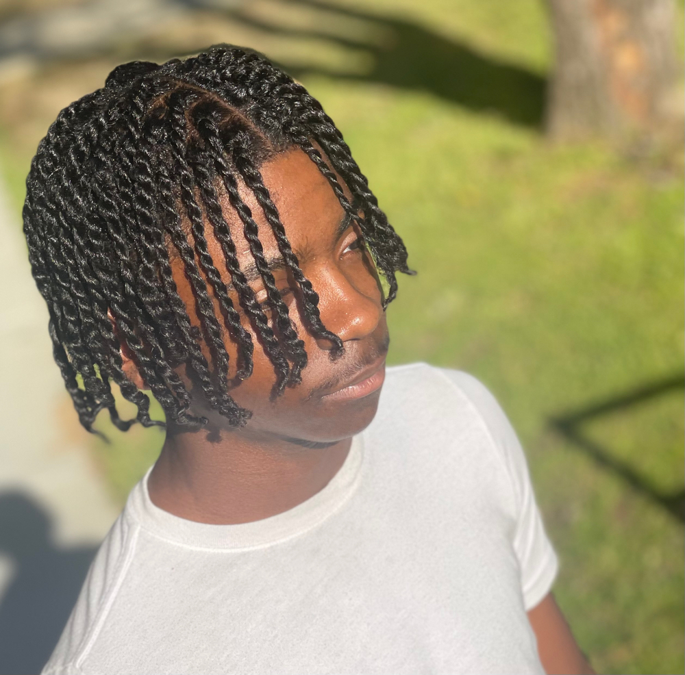 2 Strand Twist (no locs) at Meili by J in Wilmington, NC
