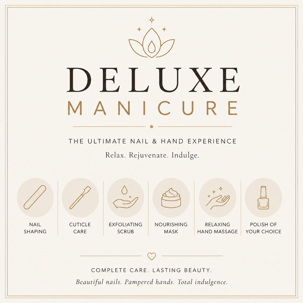Deluxe Manicure at NL Visions Beauty Studio in Greensboro, NC