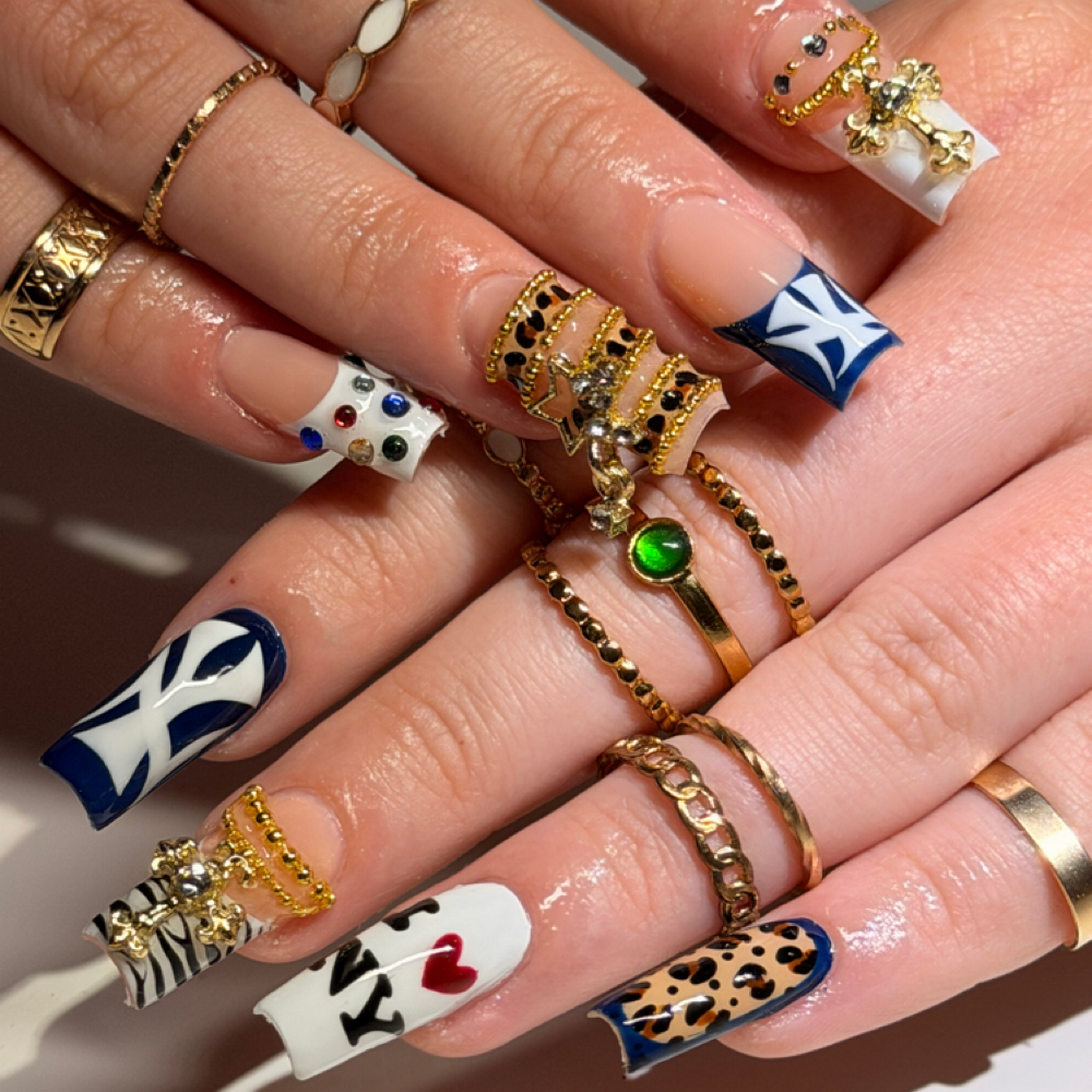 Gel X Set Full Set+ Teir 3 Nail Art at Sophs One Stop Beauty Shop in Minneola, FL