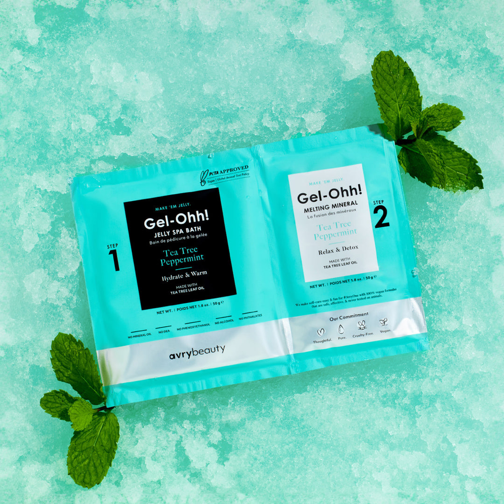 Tea Tree Peppermint Jelly Spa Bath