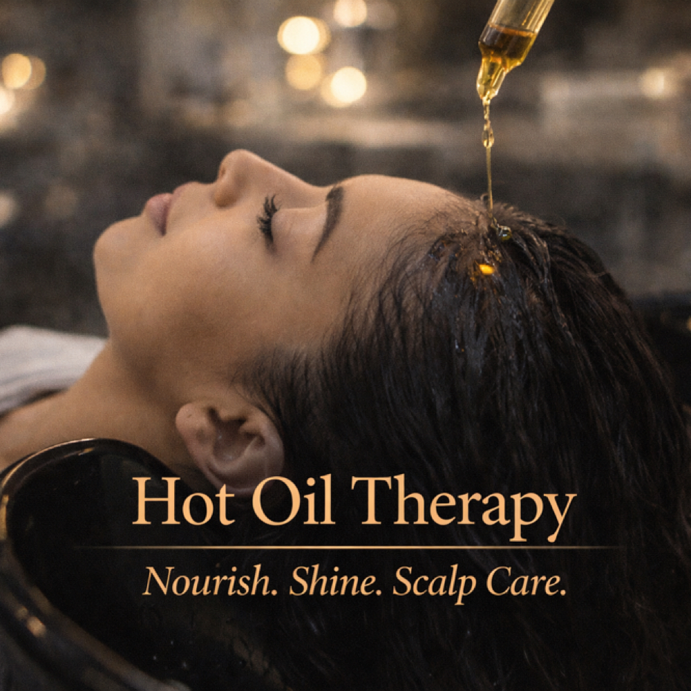 Hot Oil Therapy at HFS Trichology & HeadSpa Inc. in Stockton, CA