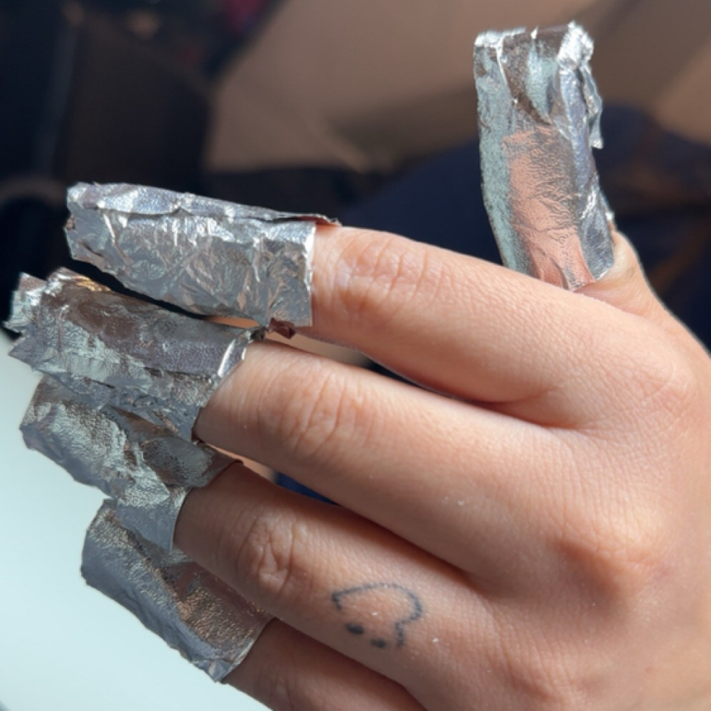 Acrylic Soak-Off at Salon Nine22 in Whiting, IN