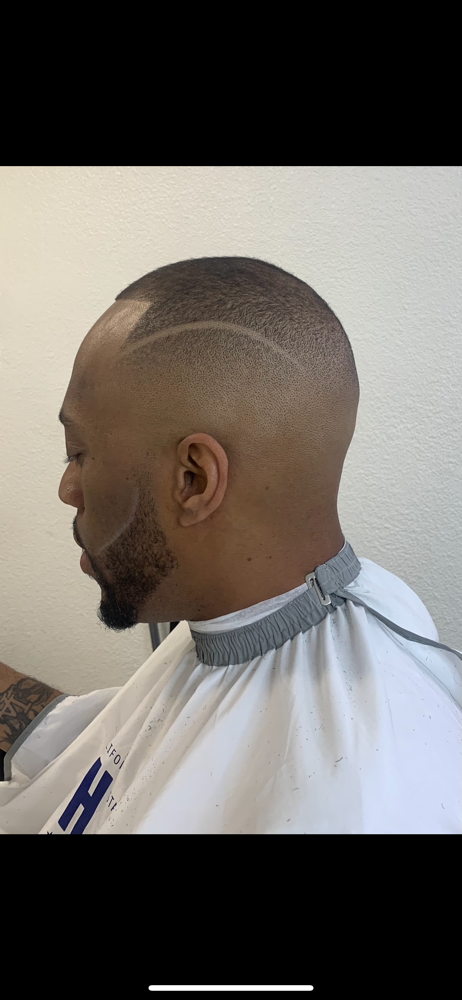Haircut + Beard + parts and designs